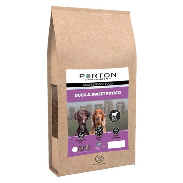 Porton Complete Duck & Sweet Potato Grain Free 2Kg Dry Dog Food 1 Porton Complete Duck & Sweet Potato Grain Free 2Kg Dry Dog Food