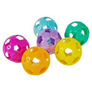 Plastic Footballs single Cat toy