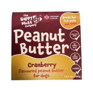 Happy Mutt Cranberry Peanut Butter Pot 300g