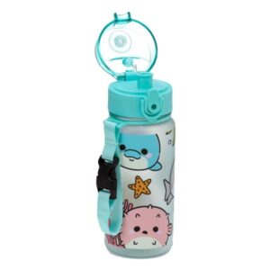 Adoramals Sealife Pop Top Shatterproof Children's Bottle 350ml