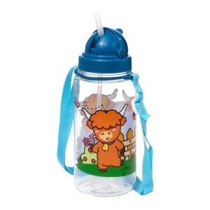 Adoramals Highland Coo Children's Shatterproof Water Bottle 450ml