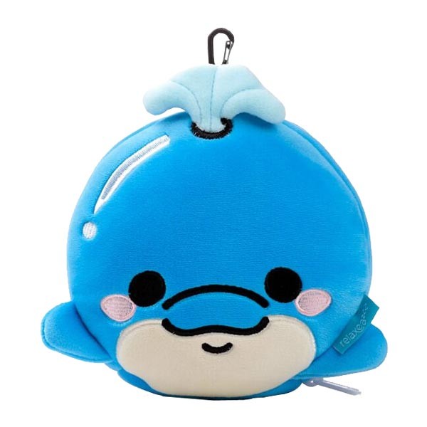 Relaxeazzz Adoramals Dolphin Plush Travel Pillow & Eye Mask 3 Relaxeazzz Adoramals Dolphin Plush Travel Pillow & Eye Mask - Image 3