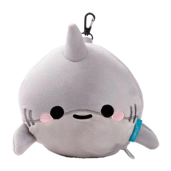 Relaxeazzz Adoramals Shark Plush Travel Pillow & Eye Mask 3 Relaxeazzz Adoramals Shark Plush Travel Pillow & Eye Mask - Image 3