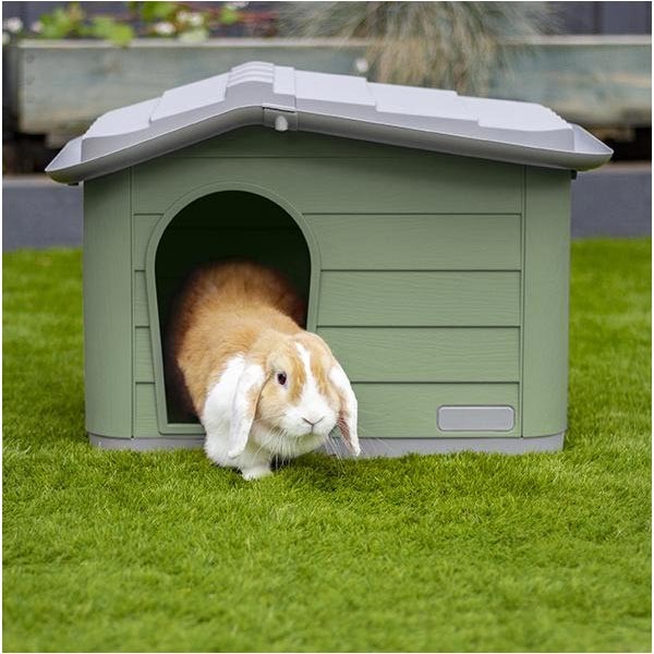 MP Bergamo Knock-Down Pet House Sage Green 2 MP Bergamo Knock-Down Pet House Sage Green - Image 2