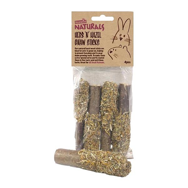Rosewood Naturals Herb 'n' Hazel Gnaw Sticks 1 Rosewood Naturals Herb 'n' Hazel Gnaw Sticks