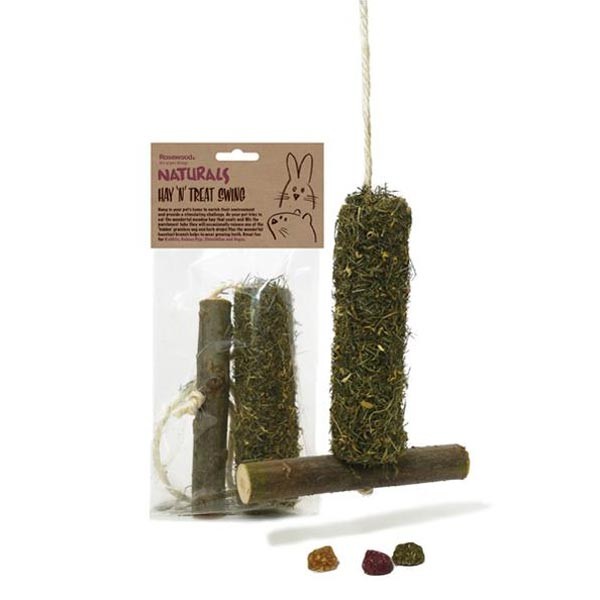 Rosewood Naturals Hay 'n' Treat Swing 1 Rosewood Naturals Hay 'n' Treat Swing