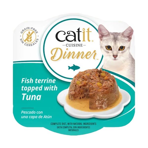 Catit Fish Dinner with Tuna 75g 1 Catit Fish Dinner with Tuna 75g