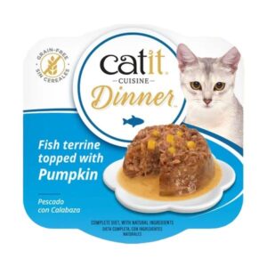 Catit Fish Dinner with Pumpkin 75g