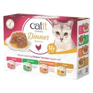Catit Chicken Dinner Variety Pack 12x75g