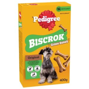 Pedigree Biscrok Gravy Bones Original 400g Dog Treat