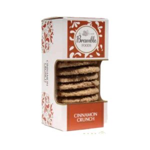 Bramble Foods Cinnamon Crunch Biscuit Box 150g