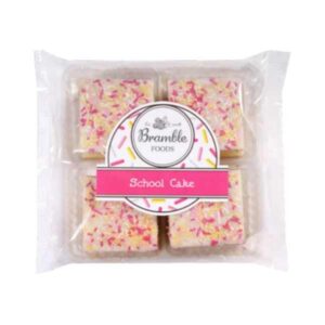Bramble Foods School Cake Squares 4pk
