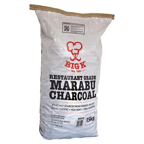 Big K Marabu Gourmet Restaurant Grade Lumpwood Charcoal 15kg 1 Big K Marabu Gourmet Restaurant Grade Lumpwood Charcoal 15kg