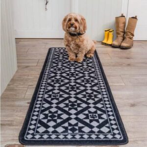 Pet Rebellion Victorian Tile Dog Runner
