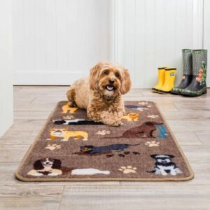 Pet Rebellion XL Barrier Rug Cheeky Dogs 57x110cm