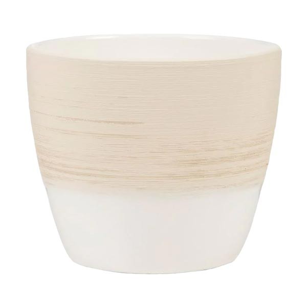 Scheurich Flower Pot 950 Vanilla Cream 14cm 1 Scheurich Flower Pot 950 Vanilla Cream 14cm