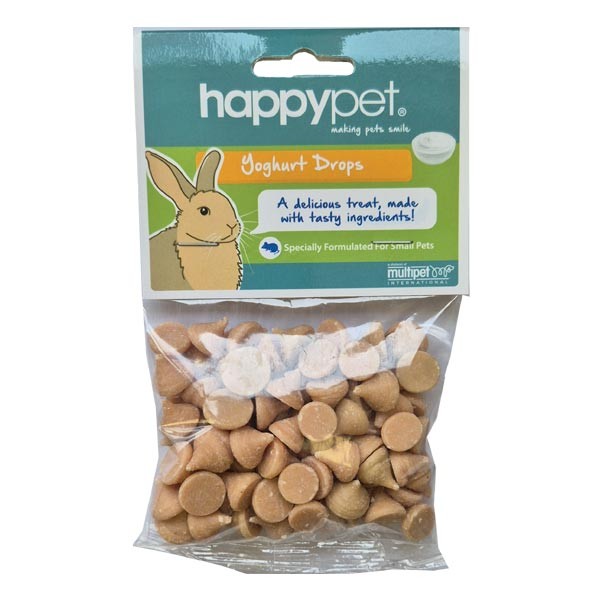 Happy Pet Yoghurt Drops 75g Small Animal Treat 1 Happy Pet Yoghurt Drops 75g Small Animal Treat