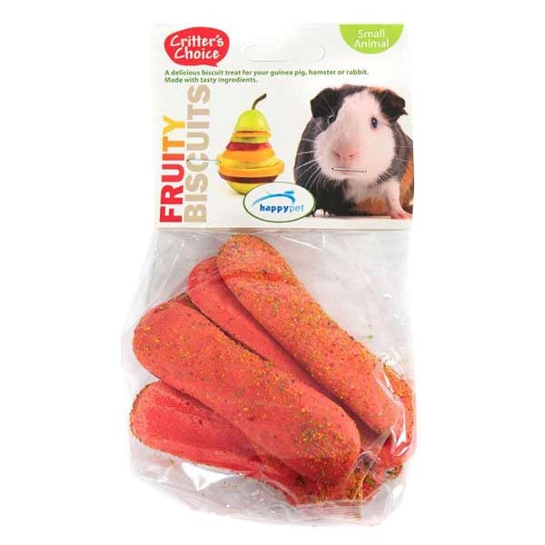 Critters Choice Fruity Biscuits 50g Small Animal Treat 1 Critters Choice Fruity Biscuits 50g Small Animal Treat