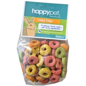 Happy Pet Fruit LoopyLoops 50g Small Animal Treat
