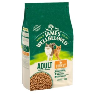 James Wellbeloved Turkey & Rice Adult 1.5kg Dry Cat Food