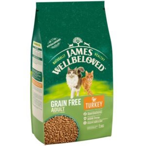 James Wellbeloved Grain Free Turkey Adult 1.5kg Dry Cat Food