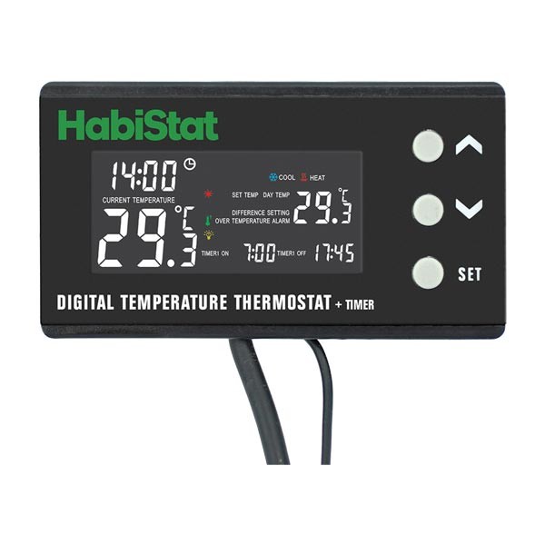 HabiStat Digital Temperature Thermostat Day/Night Timer 2 HabiStat Digital Temperature Thermostat Day/Night Timer - Image 2