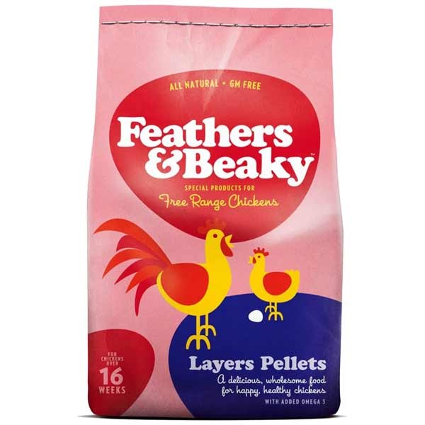 Feathers & Beaky Layers Pellets 5kg Chicken Food