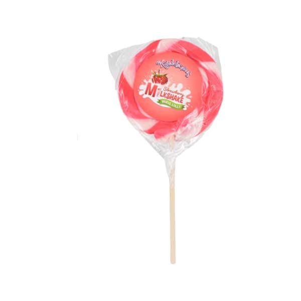 Strawberry Milkshake Wheel Lolly 80g 1 Strawberry Milkshake Wheel Lolly 80g