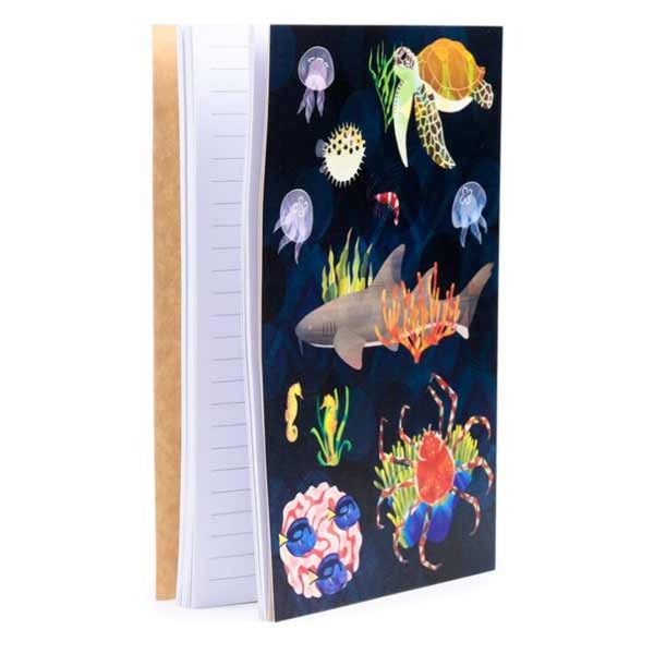 Marine Kingdom Recycled Paper A5 Notebook 3 Marine Kingdom Recycled Paper A5 Notebook - Image 3
