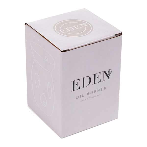 Eden White Simple Tear Drop Cut-Out Ceramic Oil & Wax Melt Burner 3 Eden White Simple Tear Drop Cut-Out Ceramic Oil & Wax Melt Burner - Image 3