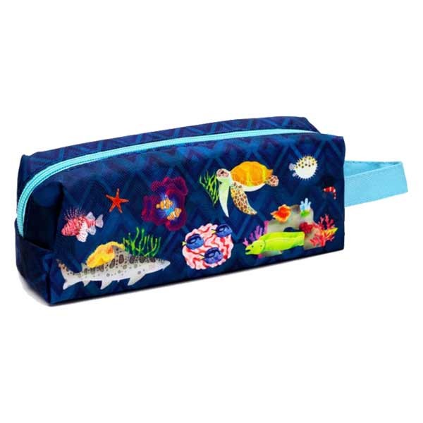 Marine Kingdom Oxford Cloth Pencil Case 2 Marine Kingdom Oxford Cloth Pencil Case - Image 2