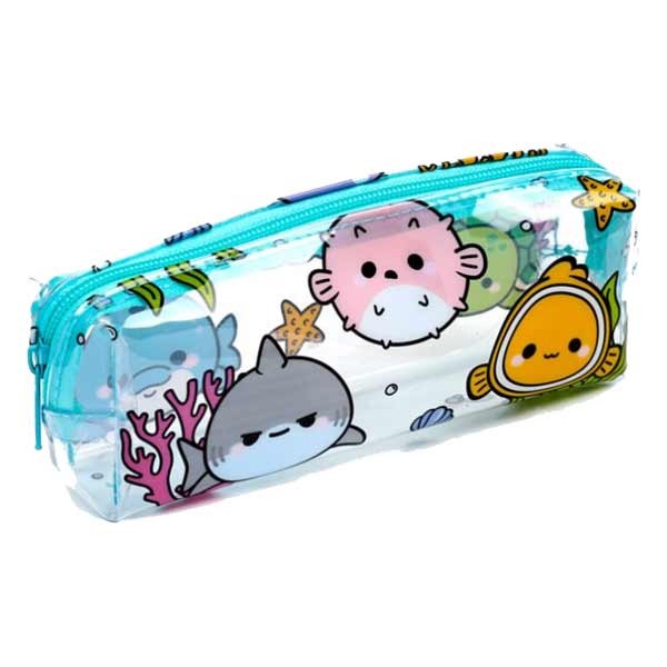 Adoramals Ocean Clear Pencil Case 2 Adoramals Ocean Clear Pencil Case - Image 2