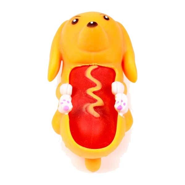 Stretchy Hot Dog Sausage Dog Toy 2 Stretchy Hot Dog Sausage Dog Toy - Image 2