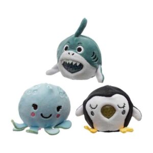 Queasy Squeezies Adoramals Sealife Plush Squeezy Toy