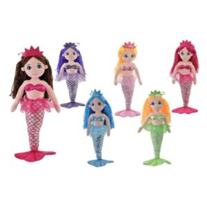 Plush Mermaid 55cm Assorted colours