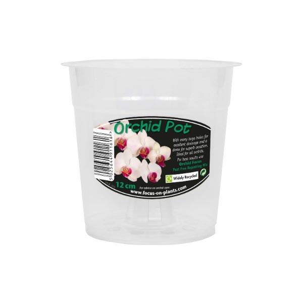 Growth Tech Clear Orchid Pot 12cm 1 Growth Tech Clear Orchid Pot 12cm