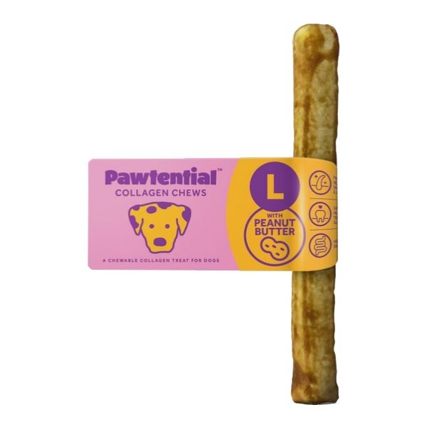 Pawtential Collagen Peanut Butter Chew Large 1 Pawtential Collagen Peanut Butter Chew Large