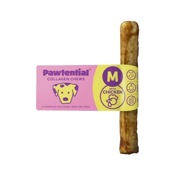 Pawtential Collagen Chicken Chew Medium 1 Pawtential Collagen Chicken Chew Medium