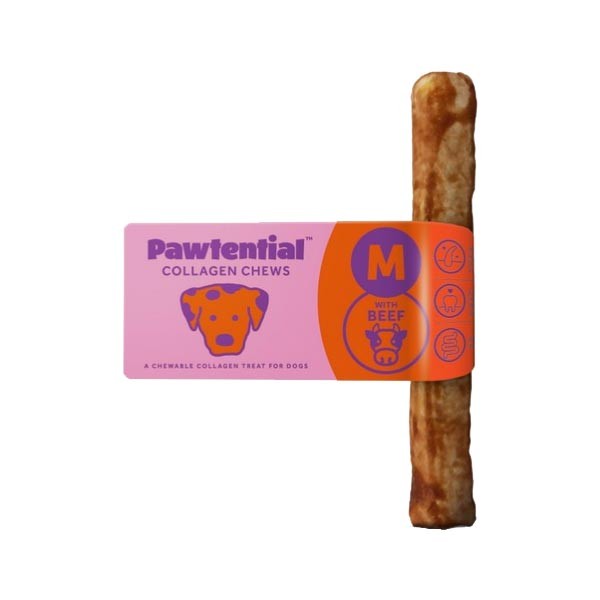 Pawtential Collagen Beef Chew Medium 1 Pawtential Collagen Beef Chew Medium