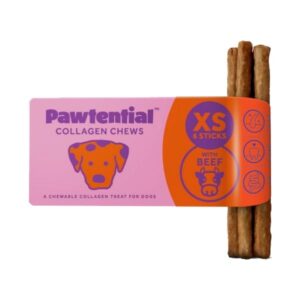 Pawtential Collagen Beef Chew Sticks X-Small 6 Pack