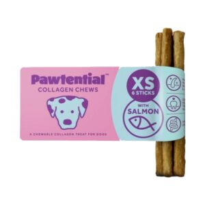 Pawtential Collagen Salmon Chew Sticks X-Small 6 Pack