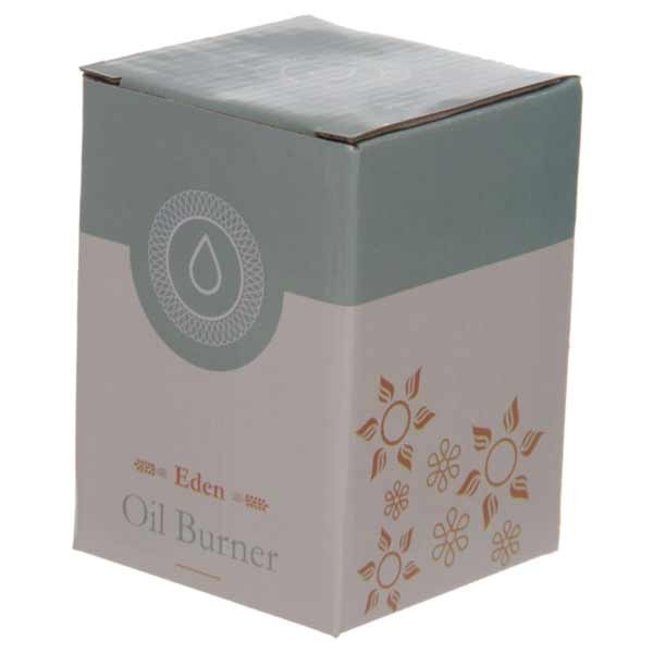 Eden Grass Design Black Ceramic Oil & Wax Melt Burner 2 Eden Grass Design Black Ceramic Oil & Wax Melt Burner - Image 2