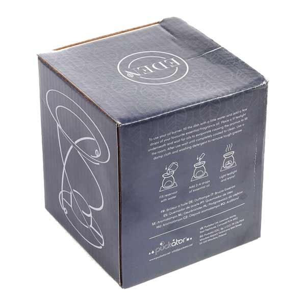 Eden Black Thin Metal Spiral Oil & Wax Melt Burner 3 Eden Black Thin Metal Spiral Oil & Wax Melt Burner - Image 3