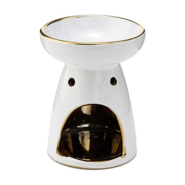 Eden Metallic Gold Tree Ceramic Oil & Wax Melt Burner 2 Eden Metallic Gold Tree Ceramic Oil & Wax Melt Burner - Image 2