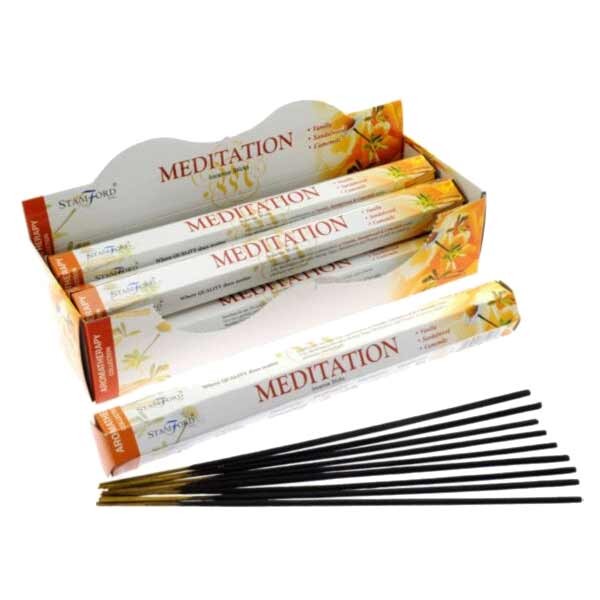 Stamford Hex Aromatherapy Incense Sticks Meditation 20 pack 1 Stamford Hex Aromatherapy Incense Sticks Meditation 20 pack