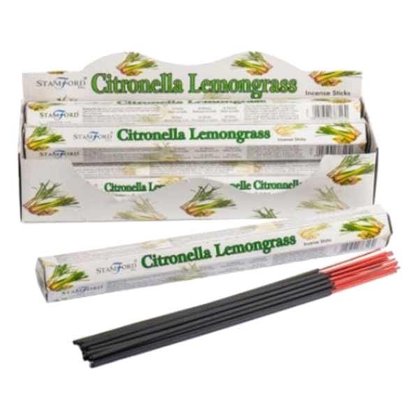 Stamford Hex Incense Sticks Citronella & Lemongrass 20 pack 1 Stamford Hex Incense Sticks Citronella & Lemongrass 20 pack