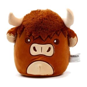 Squidglys Highland Coo Cow Plush Toy