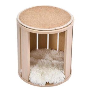 Happy Pet Heartwood Hideaway Cat Scratch & Snooze Pod