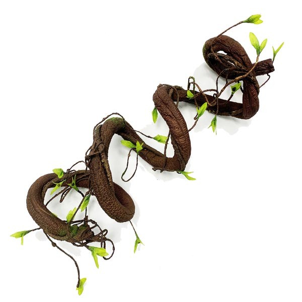Betta Terra Twisted Liana w/ Creeping Plant Ornament 160cm 1 Betta Terra Twisted Liana w/ Creeping Plant Ornament 160cm