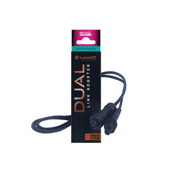 Arcadia LumenIZE T5 to LED Link Cable 1.2m 1 Arcadia LumenIZE T5 to LED Link Cable 1.2m
